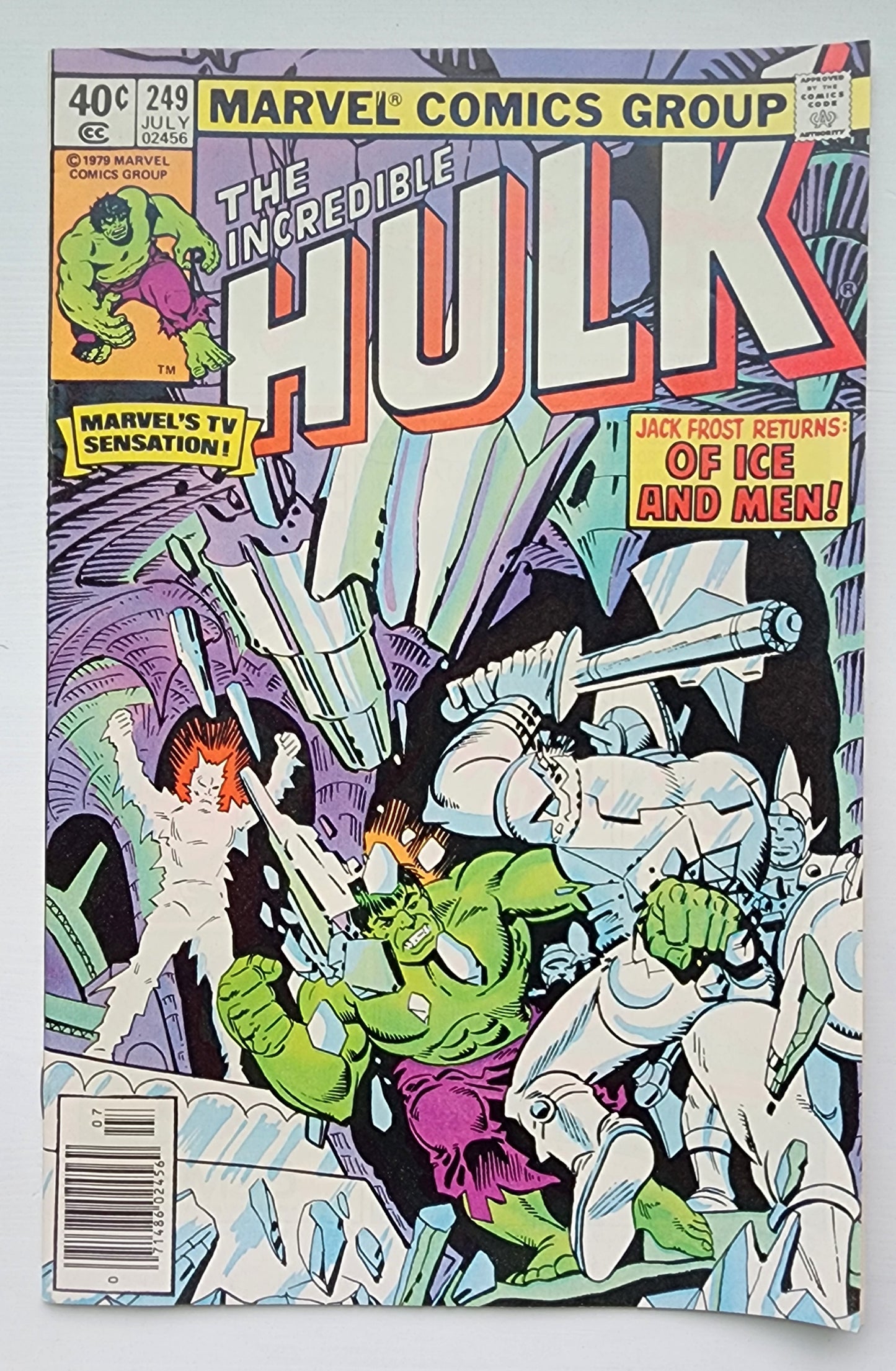 INCREDIBLE HULK #249 1980 NEWSSTAND Incredible Hulk MARVEL COMICS
