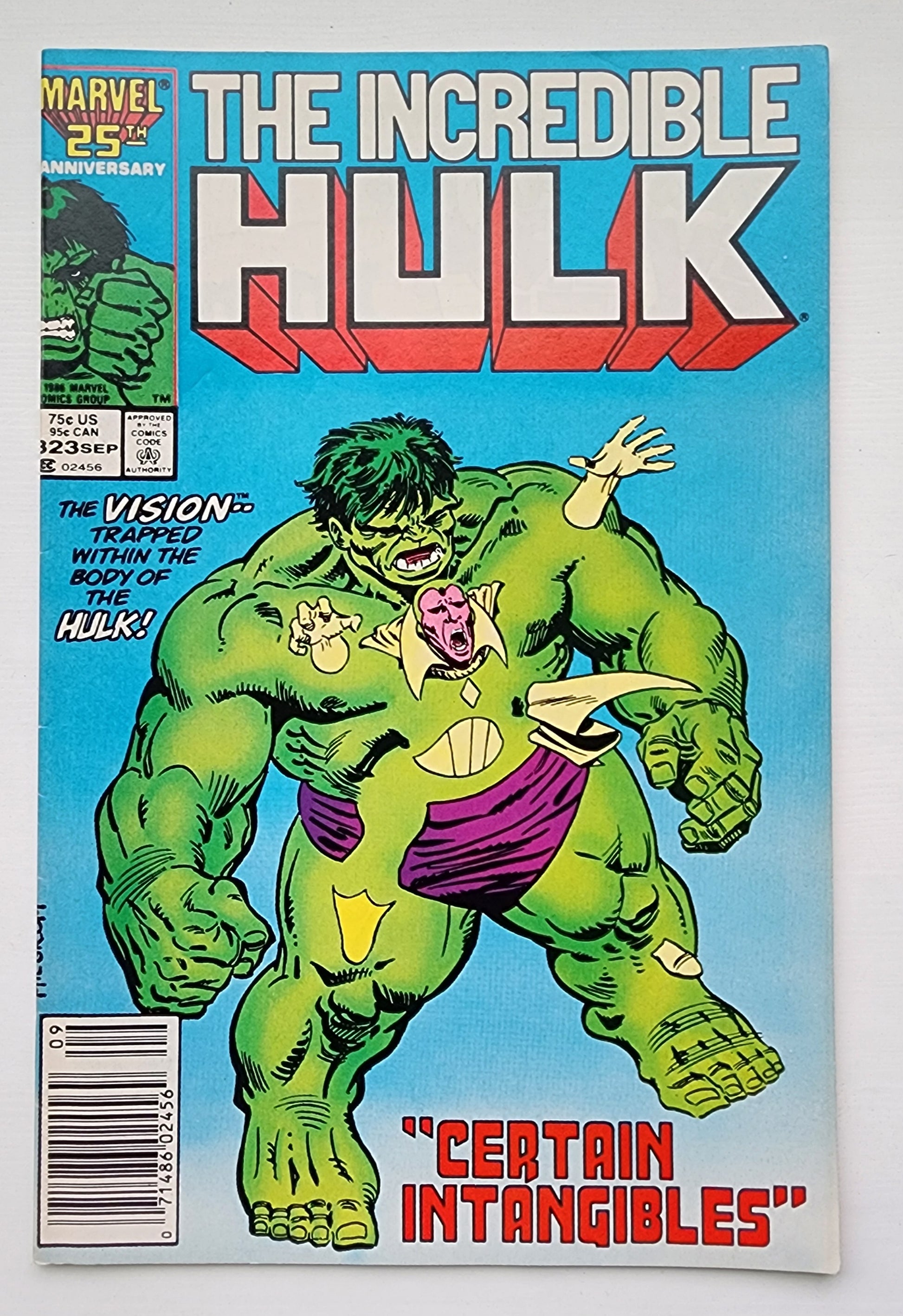 INCREDIBLE HULK #323 1986 NEWSSTAND Incredible Hulk MARVEL COMICS