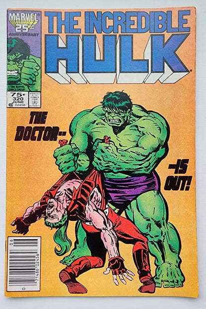 INCREDIBLE HULK #320 1986 NEWSSTAND Incredible Hulk MARVEL COMICS