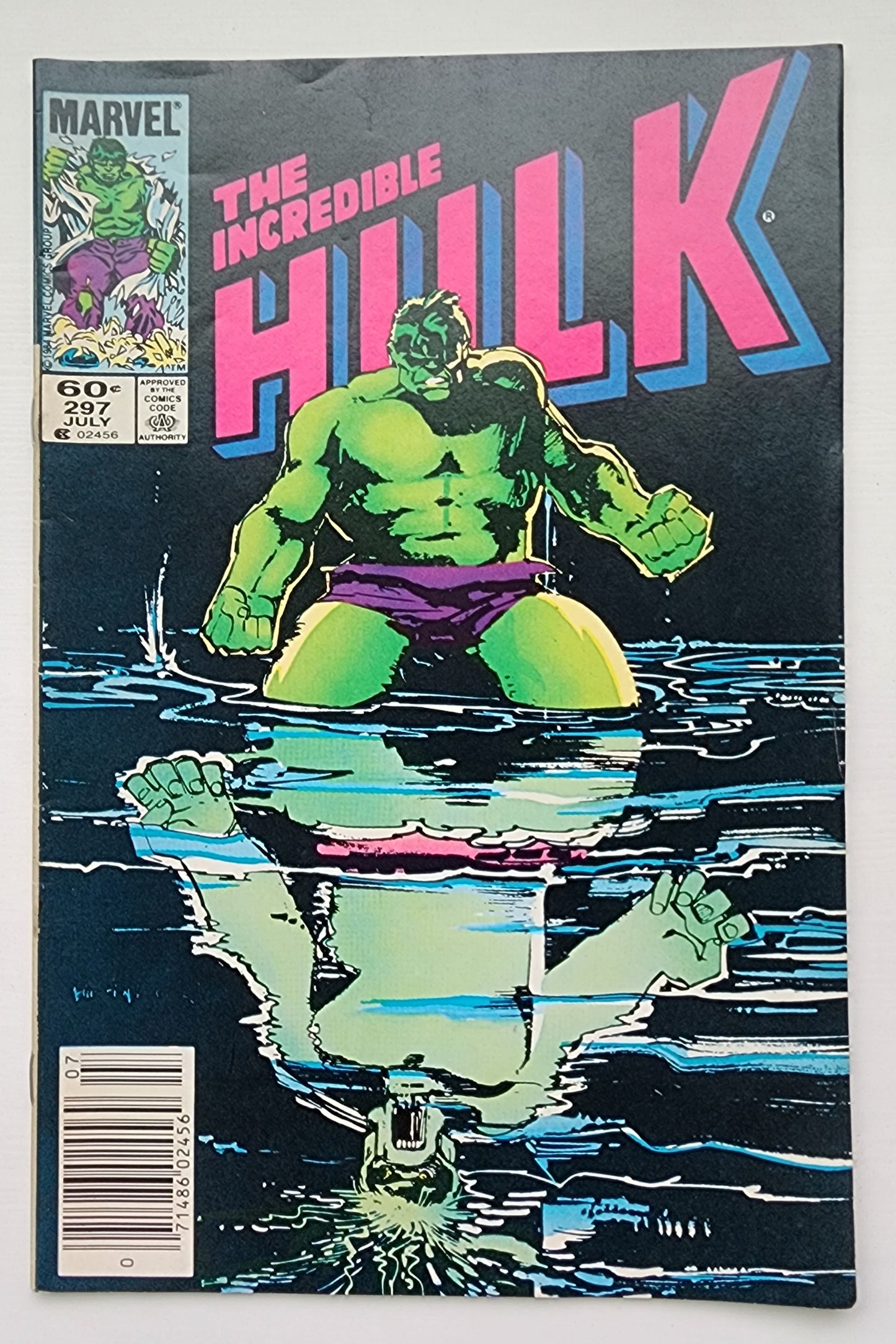 INCREDIBLE HULK #297 1984 NEWSSTAND Incredible Hulk MARVEL COMICS
