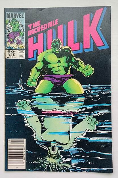 INCREDIBLE HULK #297 1984 NEWSSTAND Incredible Hulk MARVEL COMICS