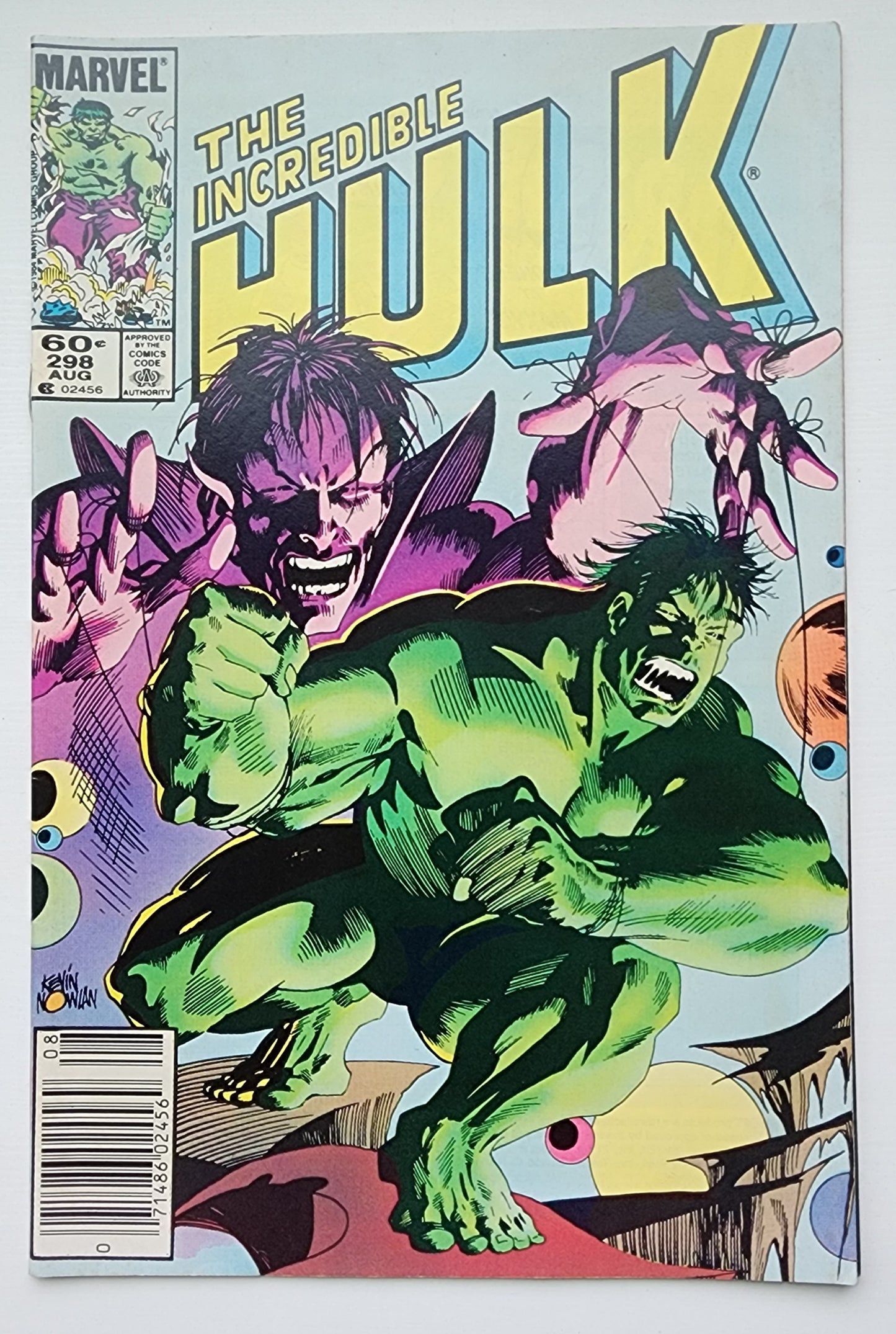 INCREDIBLE HULK #298 1984 NEWSSTAND Incredible Hulk MARVEL COMICS