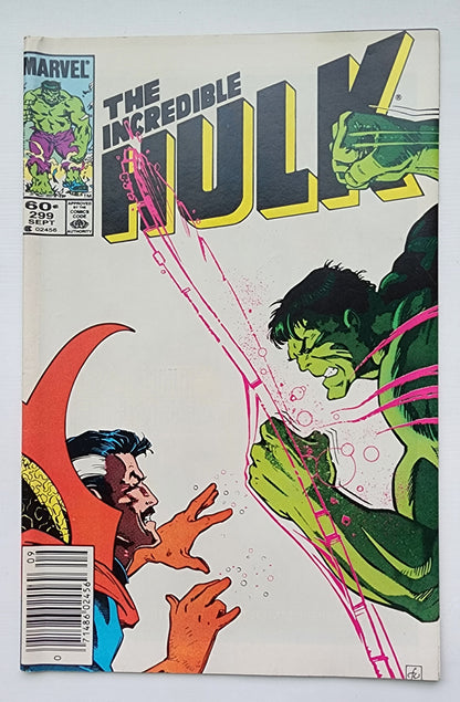 INCREDIBLE HULK #299 1984 NEWSSTAND Incredible Hulk MARVEL COMICS