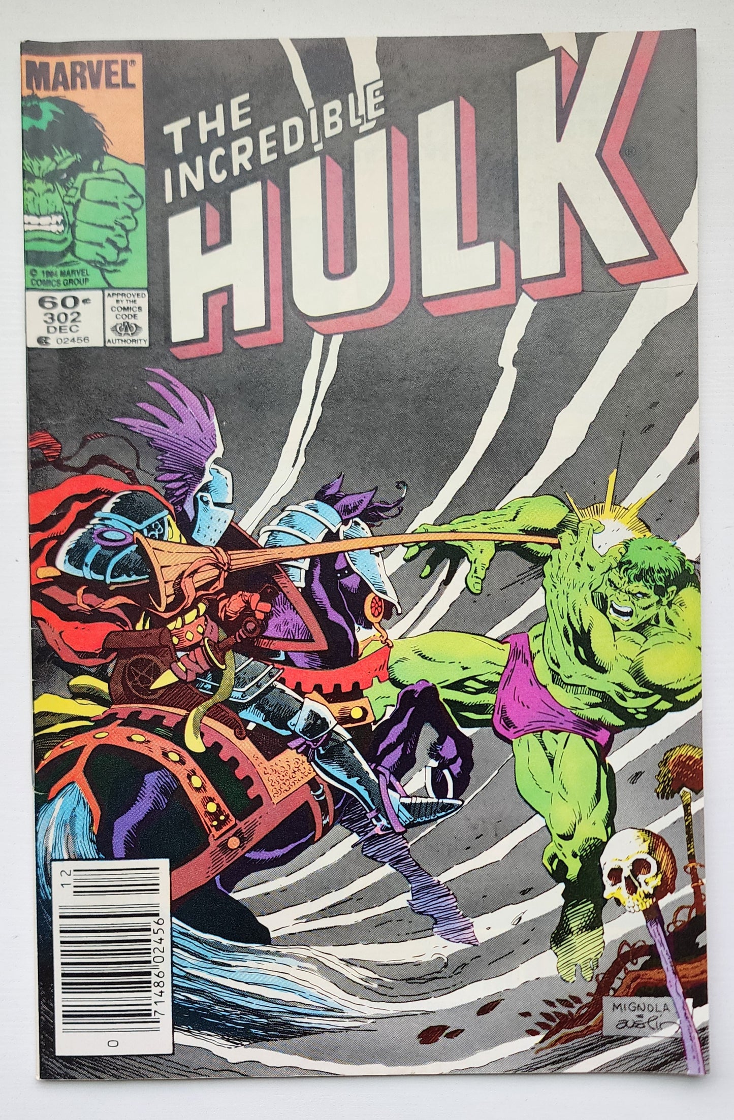 INCREDIBLE HULK #302 1984 NEWSSTAND Incredible Hulk MARVEL COMICS