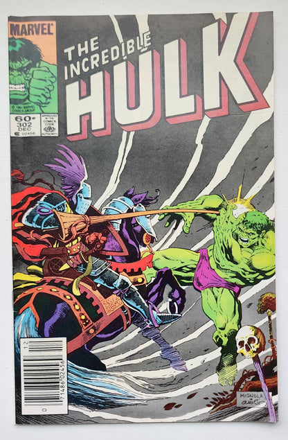 INCREDIBLE HULK #302 1984 NEWSSTAND Incredible Hulk MARVEL COMICS