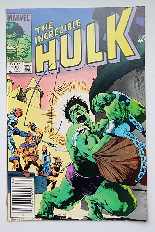 INCREDIBLE HULK #303 1984 NEWSSTAND Incredible Hulk MARVEL COMICS