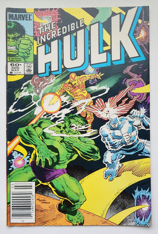 INCREDIBLE HULK #305 1985 NEWSSTAND Incredible Hulk MARVEL COMICS