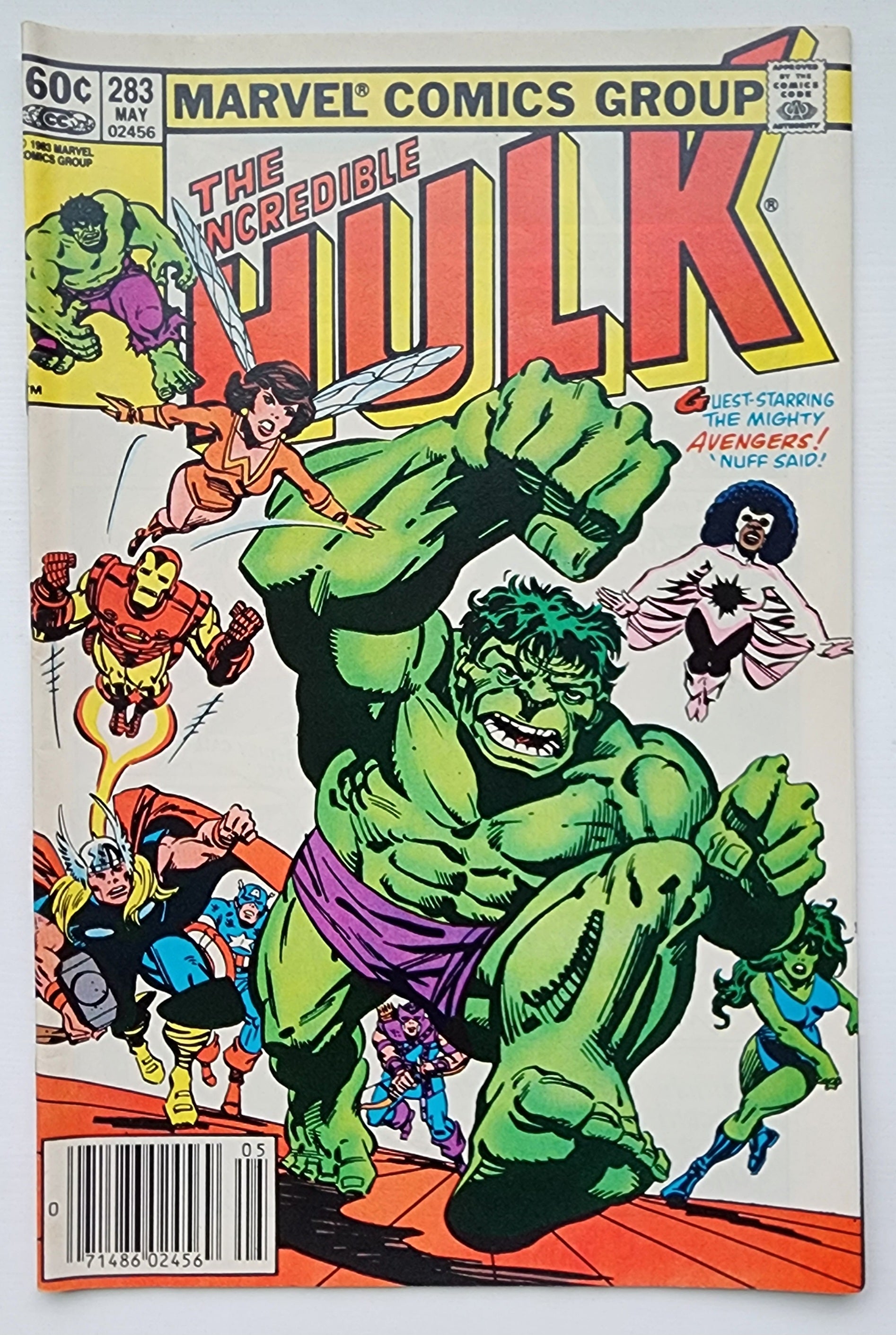 INCREDIBLE HULK #283 1983 NEWSSTAND Incredible Hulk MARVEL COMICS