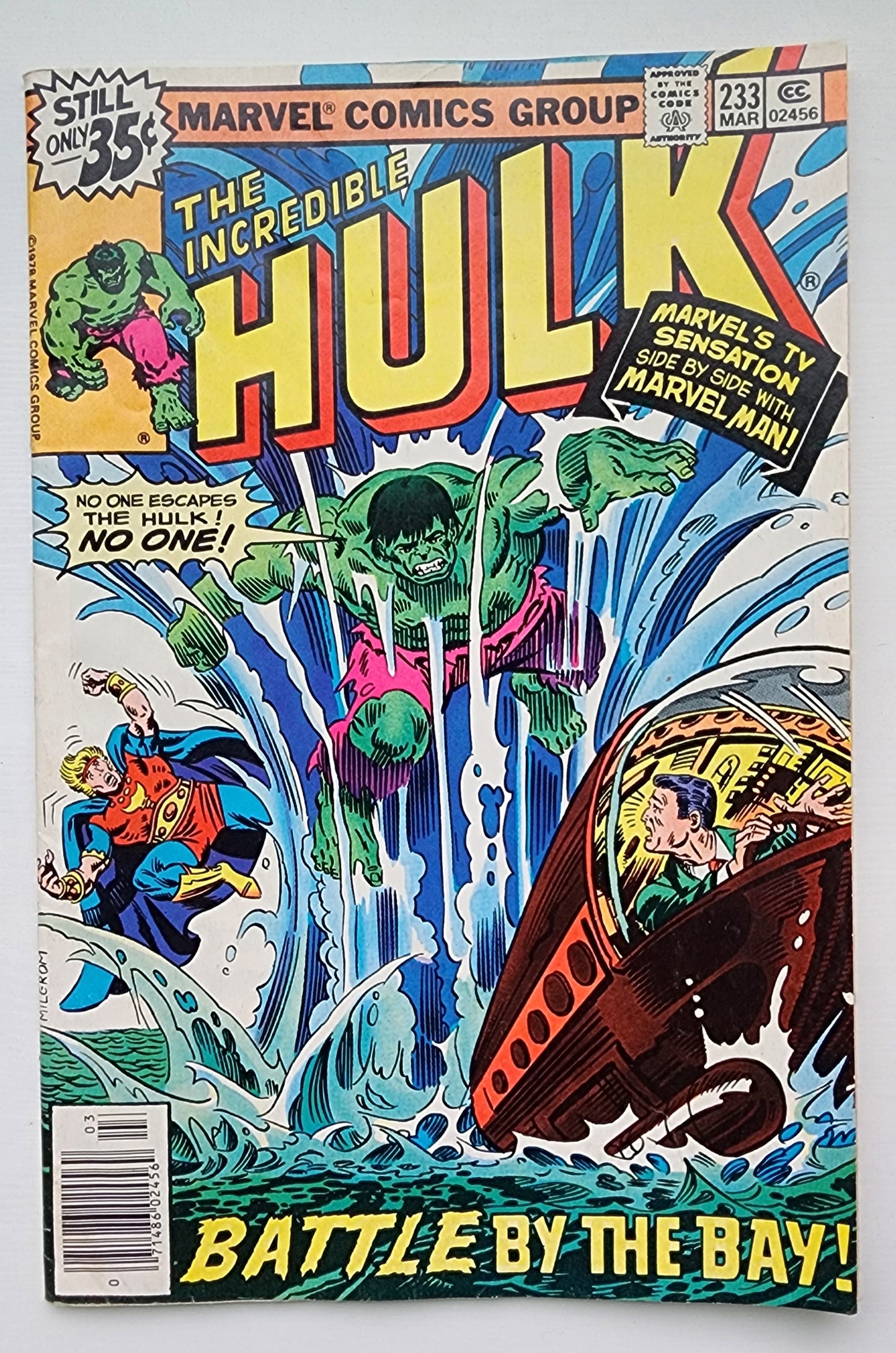INCREDIBLE HULK #233 1979 NEWSSTAND Incredible Hulk MARVEL COMICS