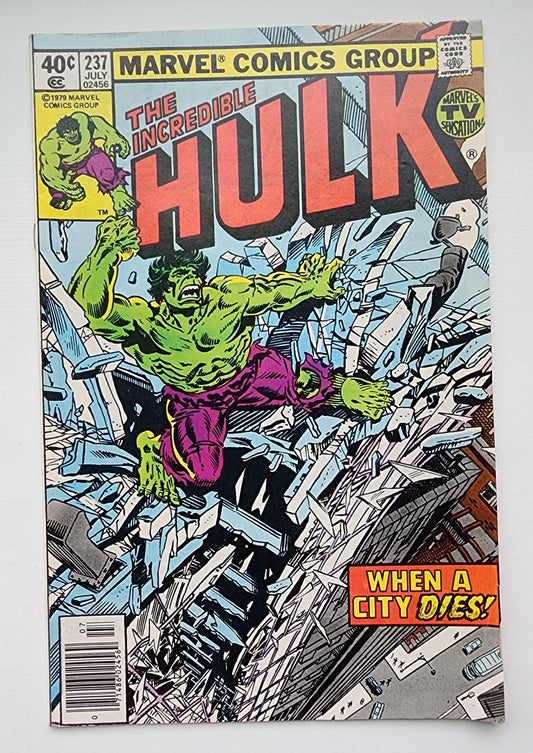INCREDIBLE HULK #237 1979 NEWSSTAND [I02] Incredible Hulk MARVEL COMICS
