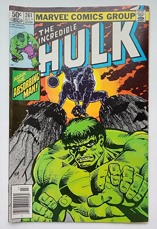 INCREDIBLE HULK #261 1981 NEWSSTAND Incredible Hulk MARVEL COMICS