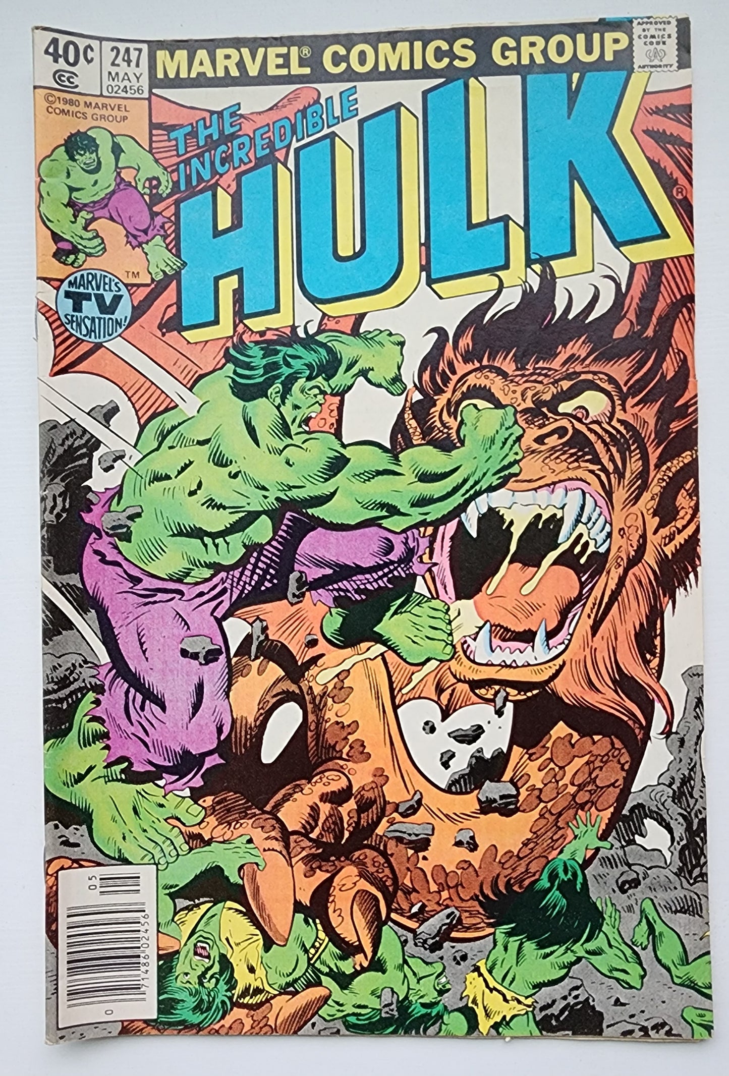 INCREDIBLE HULK #247 1980 NEWSSTAND Incredible Hulk MARVEL COMICS
