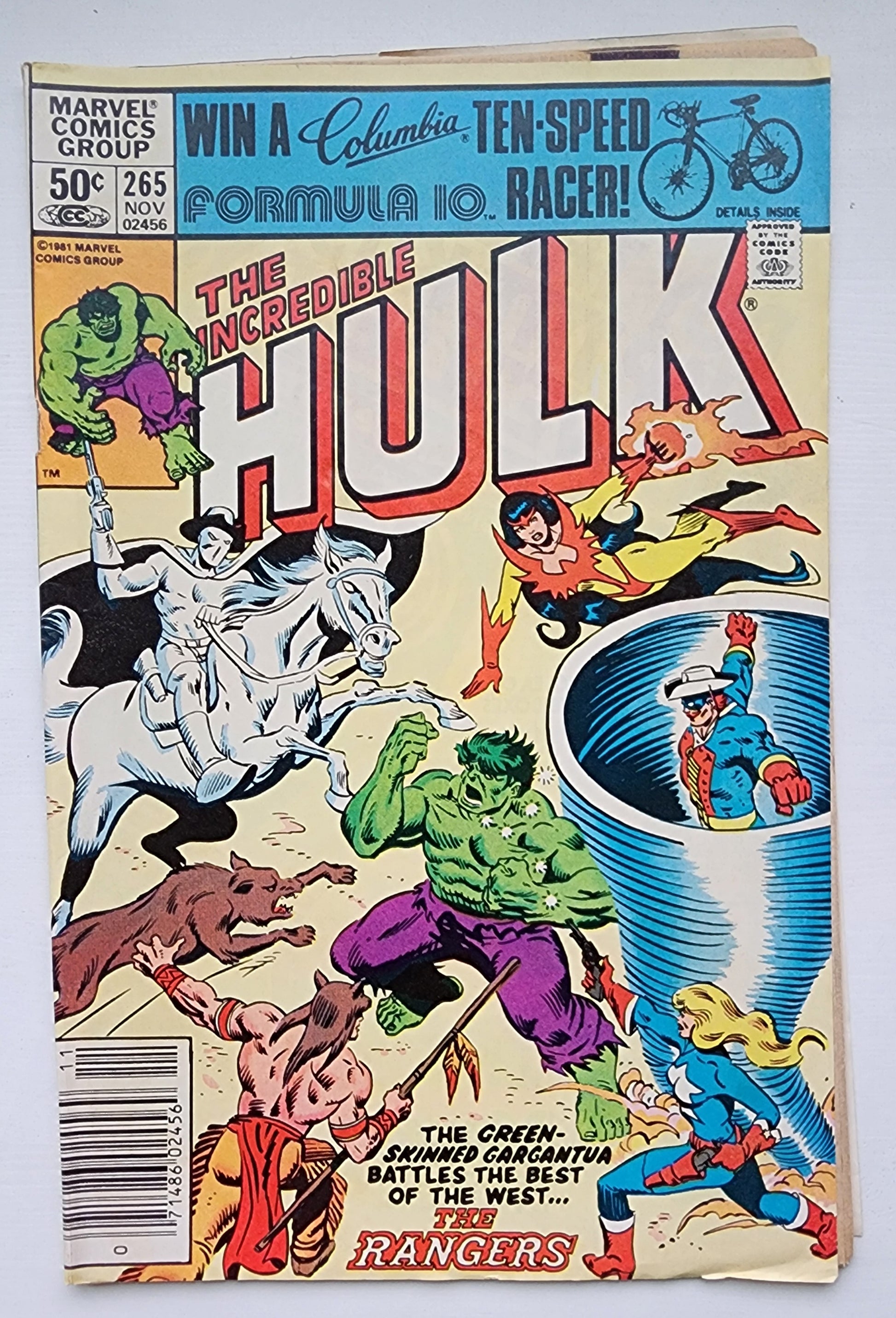 INCREDIBLE HULK #265 1981 NEWSSTAND (1ST APP FIREBIRD) [I01] Incredible Hulk MARVEL COMICS