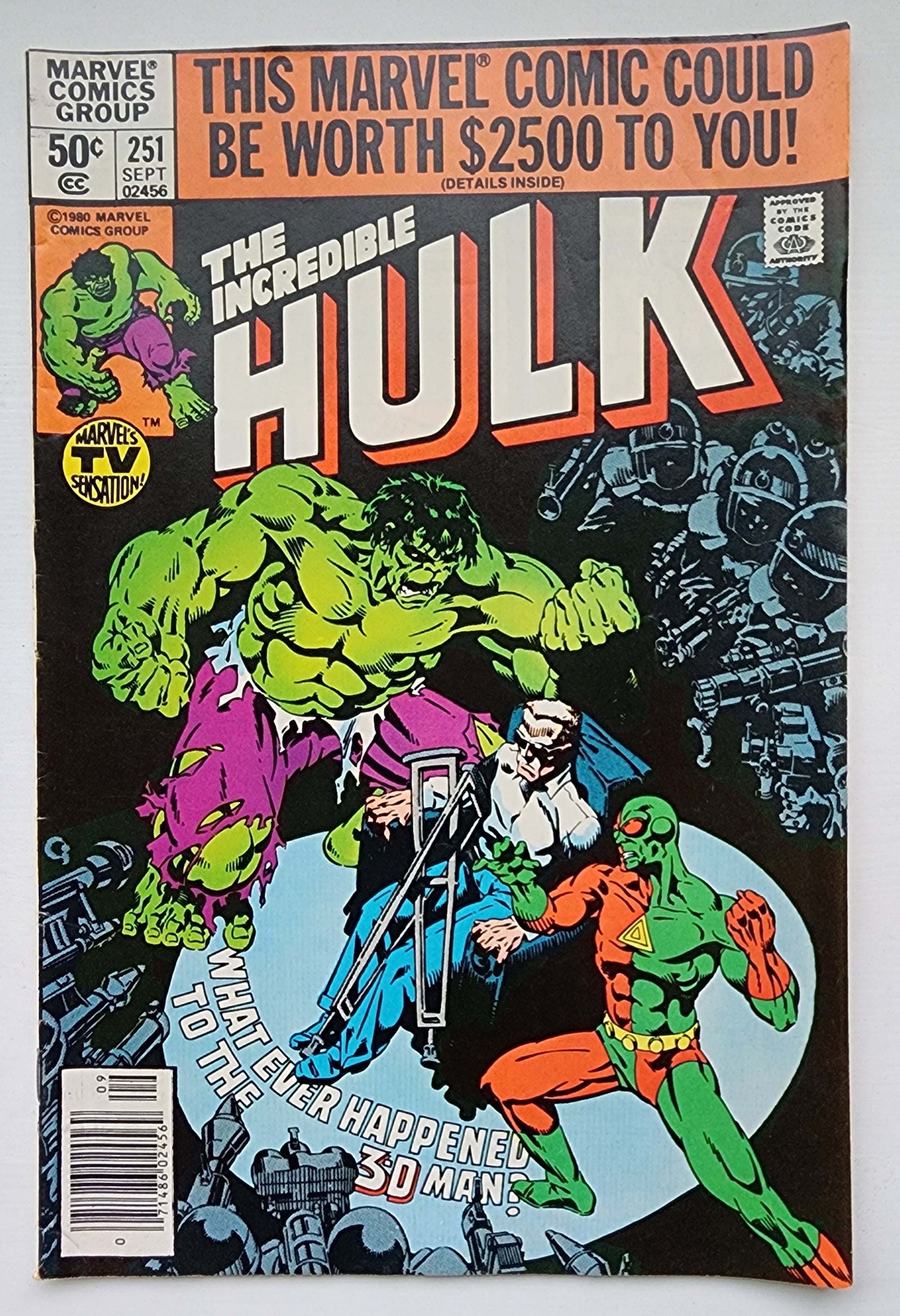 INCREDIBLE HULK #251 1980 NEWSSTAND Incredible Hulk MARVEL COMICS