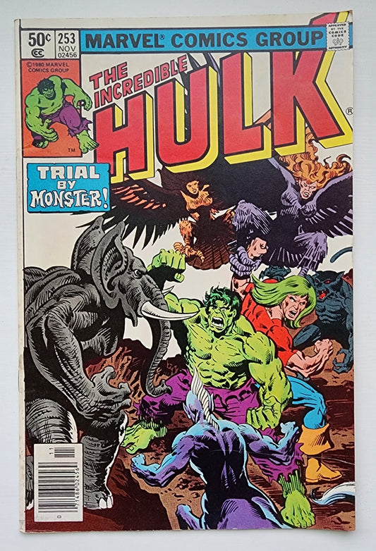 INCREDIBLE HULK #253 1980 NEWSSTAND Incredible Hulk MARVEL COMICS