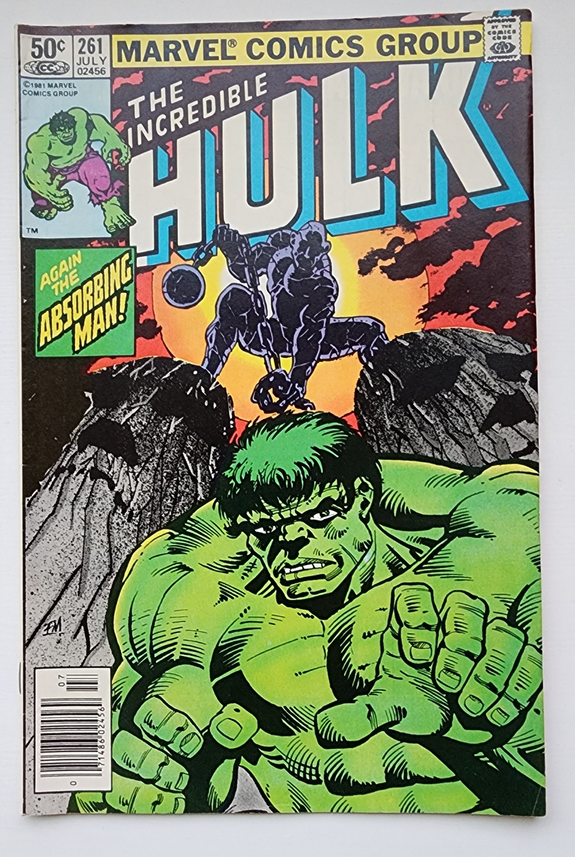 INCREDIBLE HULK #261 1981 NEWSSTAND Incredible Hulk MARVEL COMICS