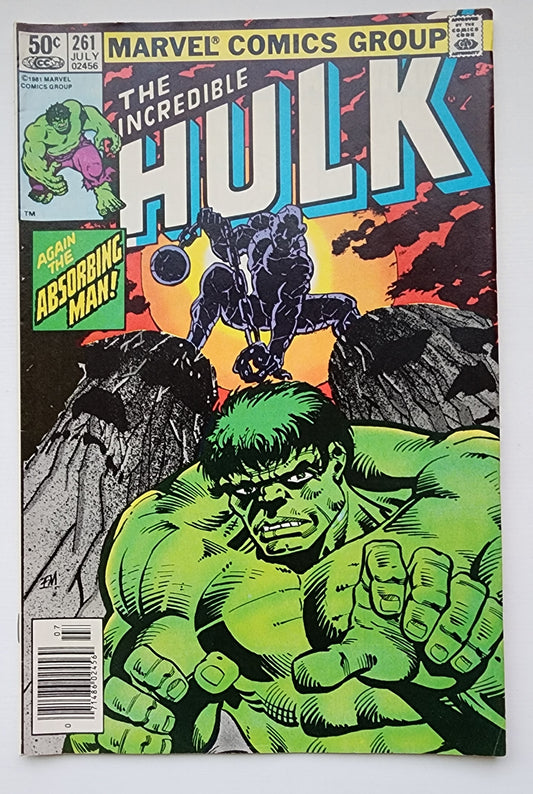 INCREDIBLE HULK #261 1981 NEWSSTAND Incredible Hulk MARVEL COMICS