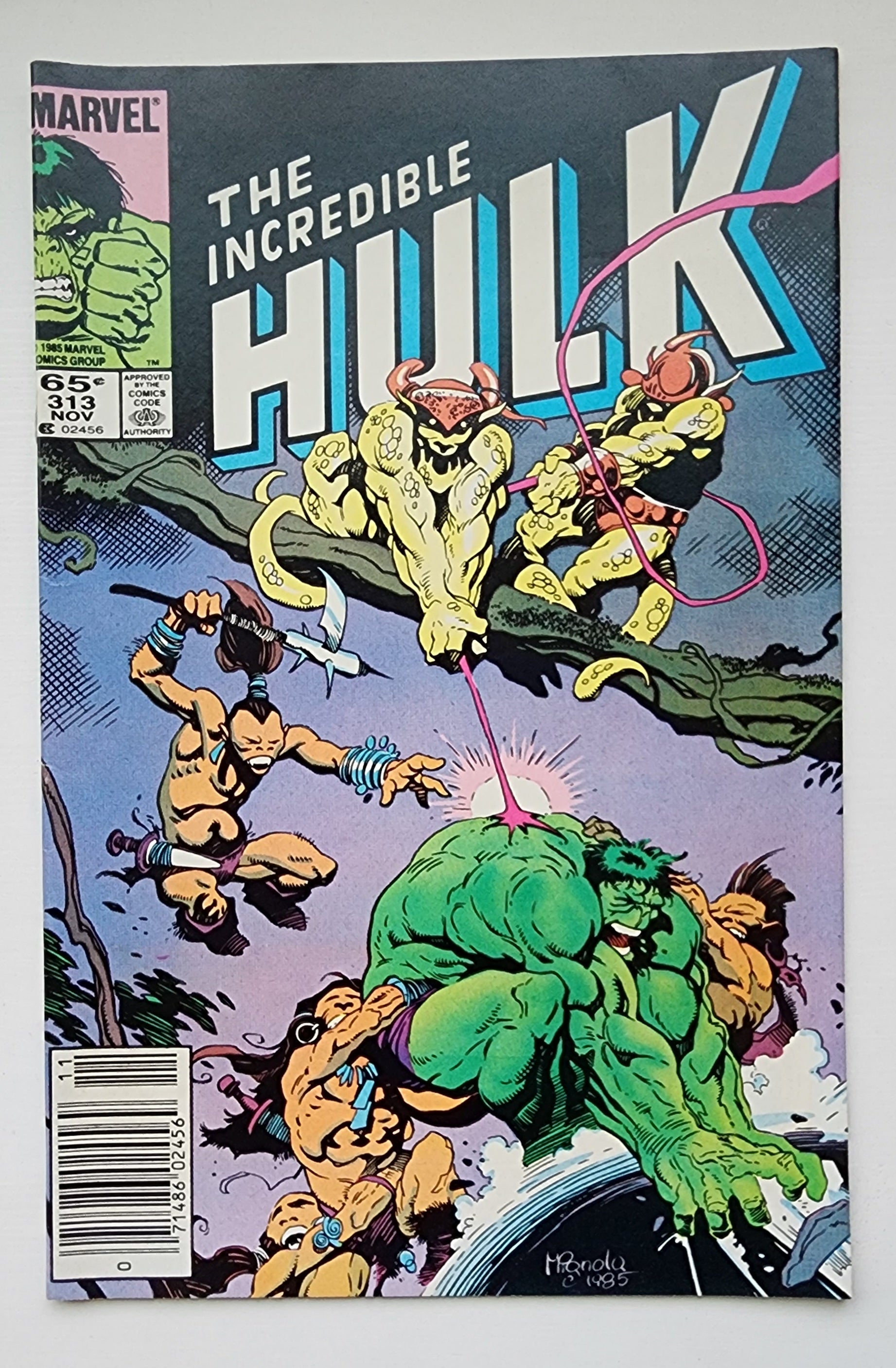 INCREDIBLE HULK #313 1985 NEWSSTAND Incredible Hulk MARVEL COMICS
