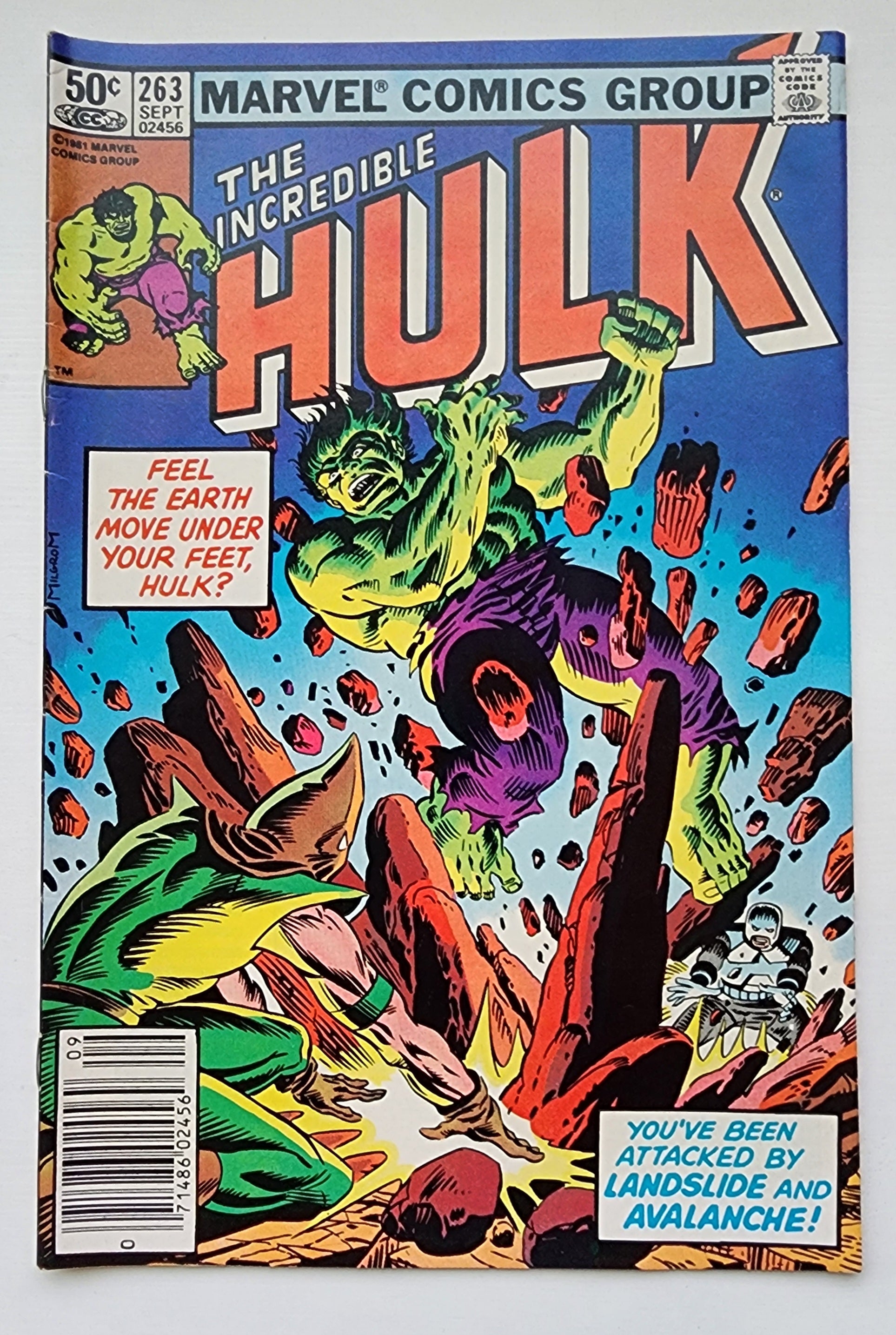 INCREDIBLE HULK #263 1981 NEWSSTAND [I02] Incredible Hulk MARVEL COMICS