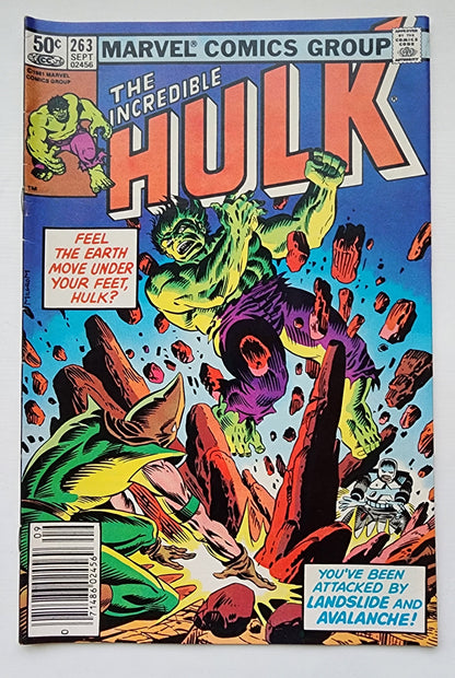 INCREDIBLE HULK #263 1981 NEWSSTAND [I02] Incredible Hulk MARVEL COMICS