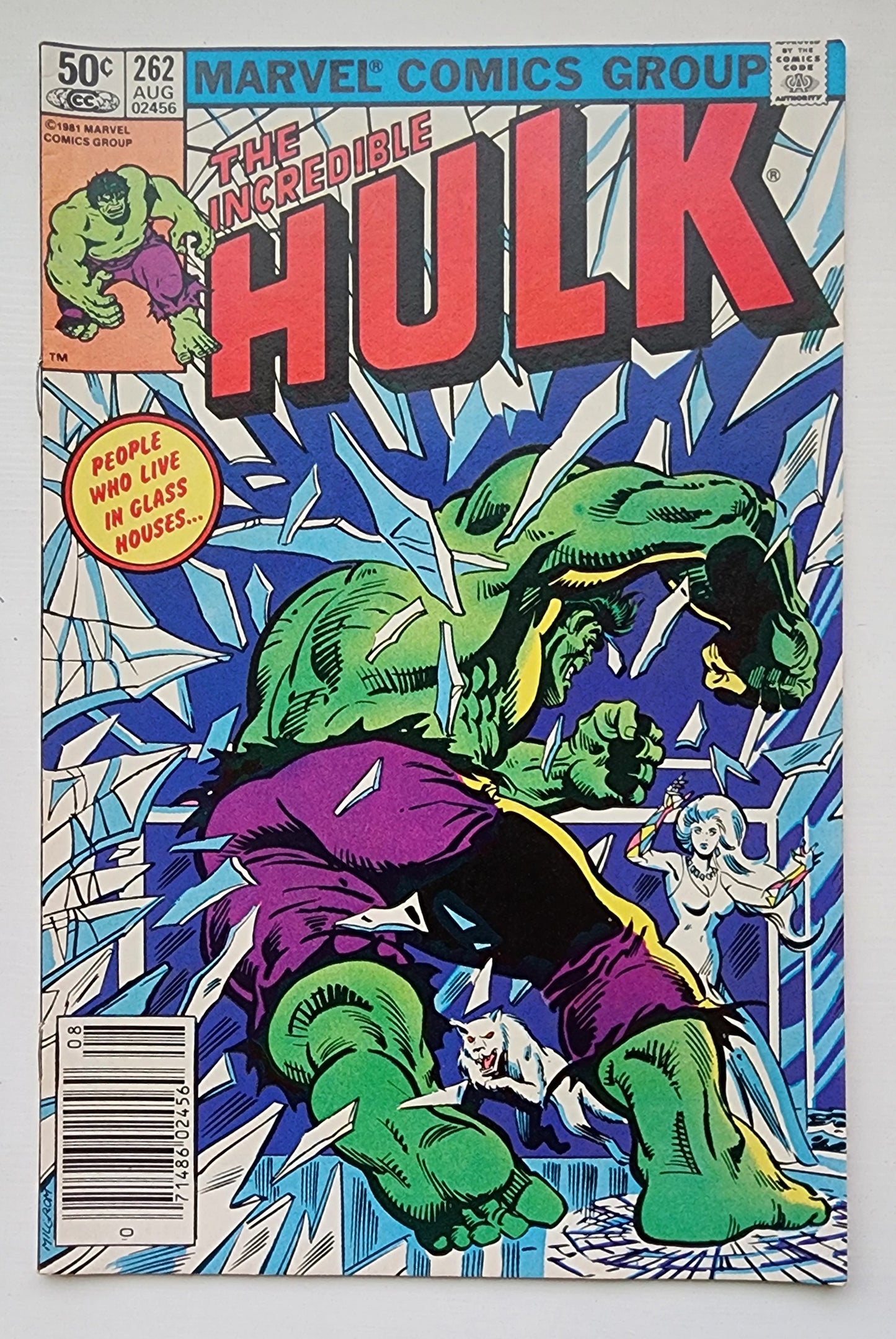 INCREDIBLE HULK #262 1981 NEWSSTAND [I02] Incredible Hulk MARVEL COMICS