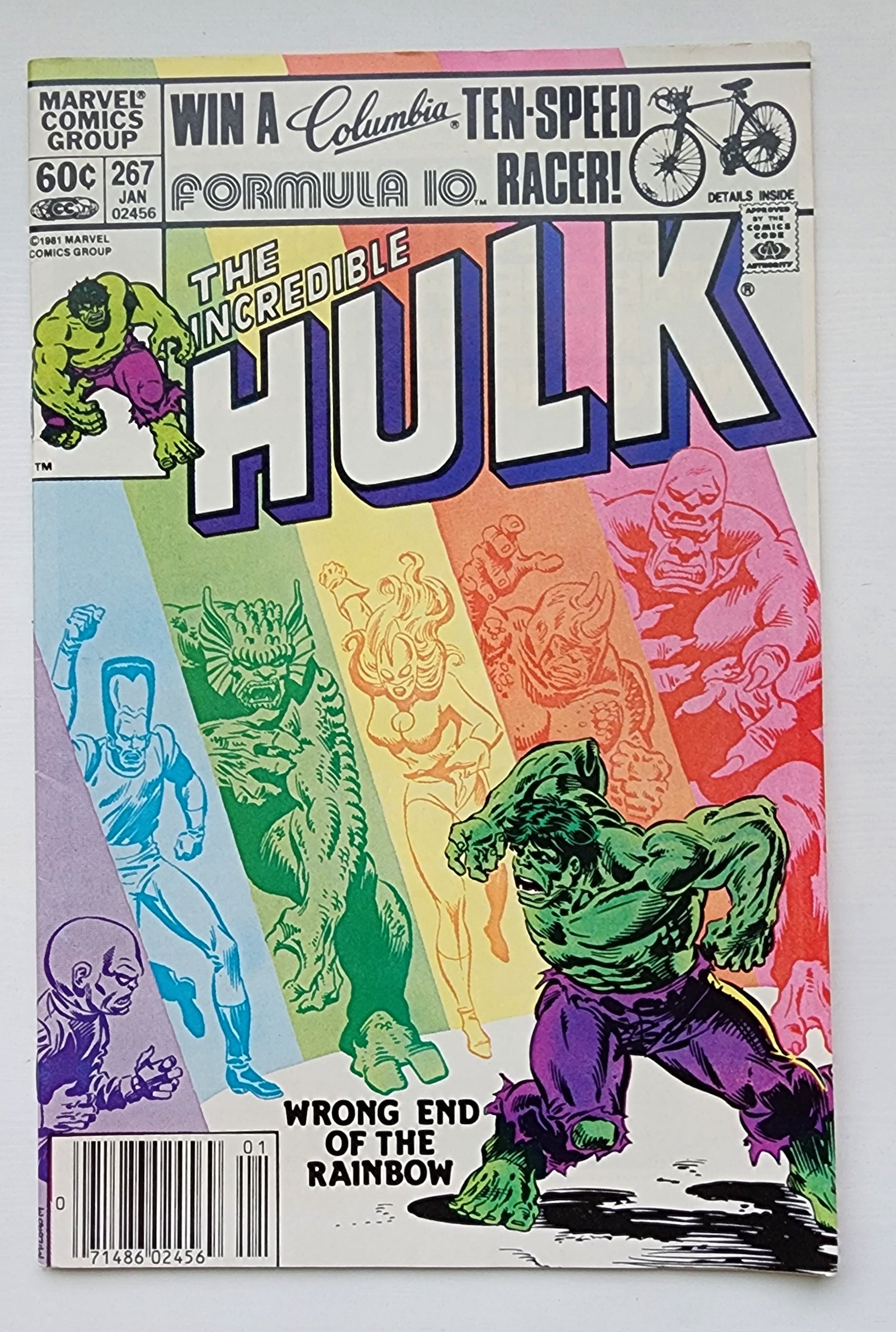 INCREDIBLE HULK #267 1982 NEWSSTAND Incredible Hulk MARVEL COMICS
