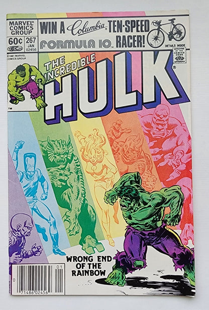 INCREDIBLE HULK #267 1982 NEWSSTAND Incredible Hulk MARVEL COMICS