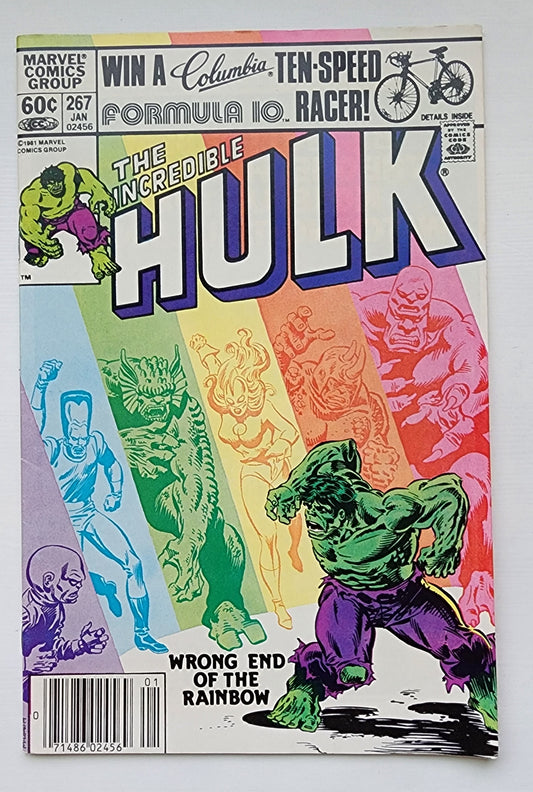 INCREDIBLE HULK #267 1982 NEWSSTAND Incredible Hulk MARVEL COMICS