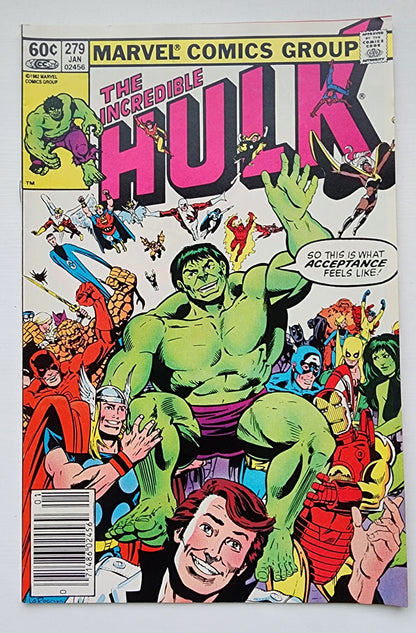INCREDIBLE HULK #279 1983 NEWSSTAND Incredible Hulk MARVEL COMICS