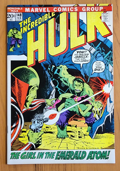INCREDIBLE HULK #148 1972 Incredible Hulk MARVEL COMICS