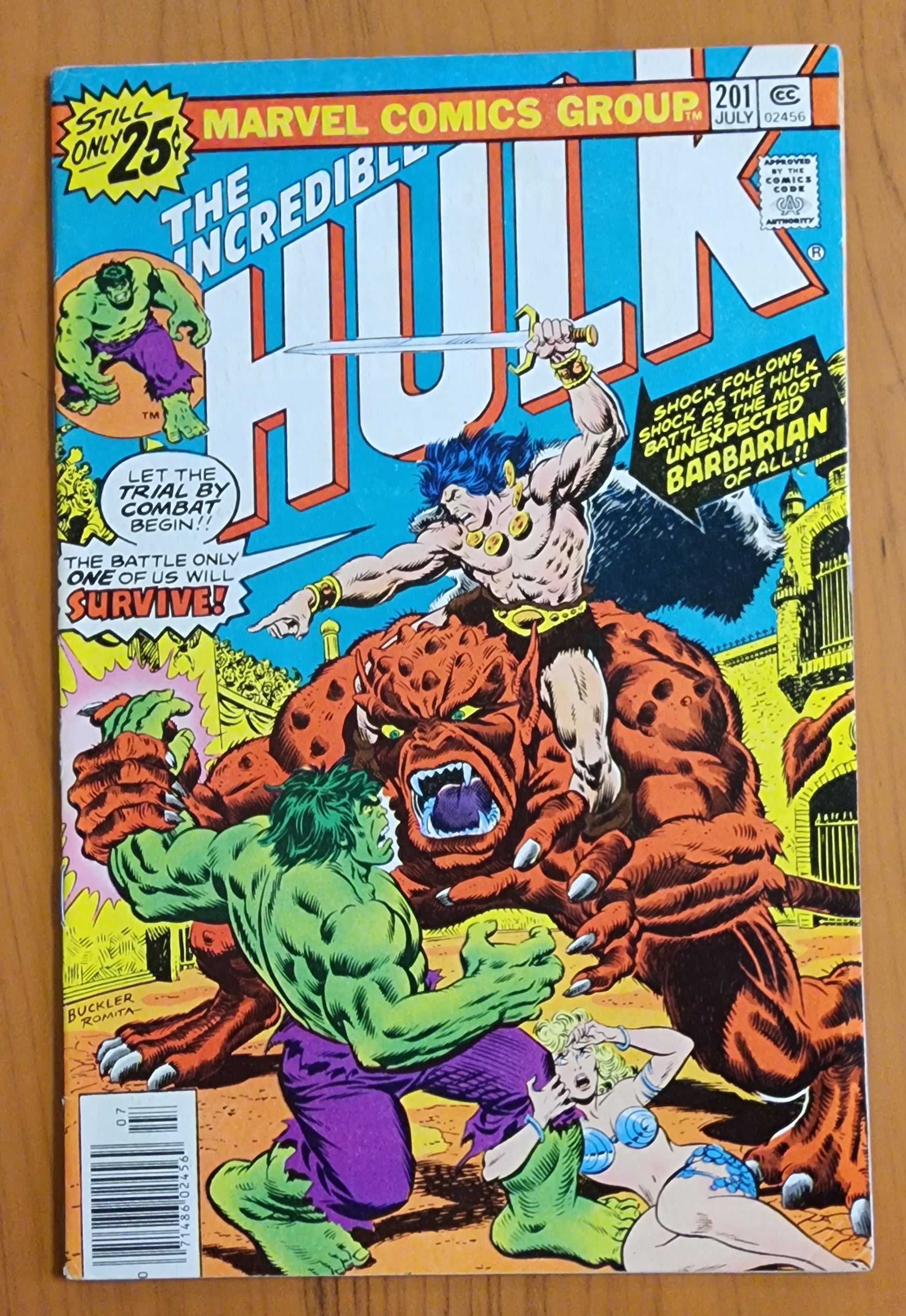 INCREDIBLE HULK #201 1976 [J01] Incredible Hulk MARVEL COMICS