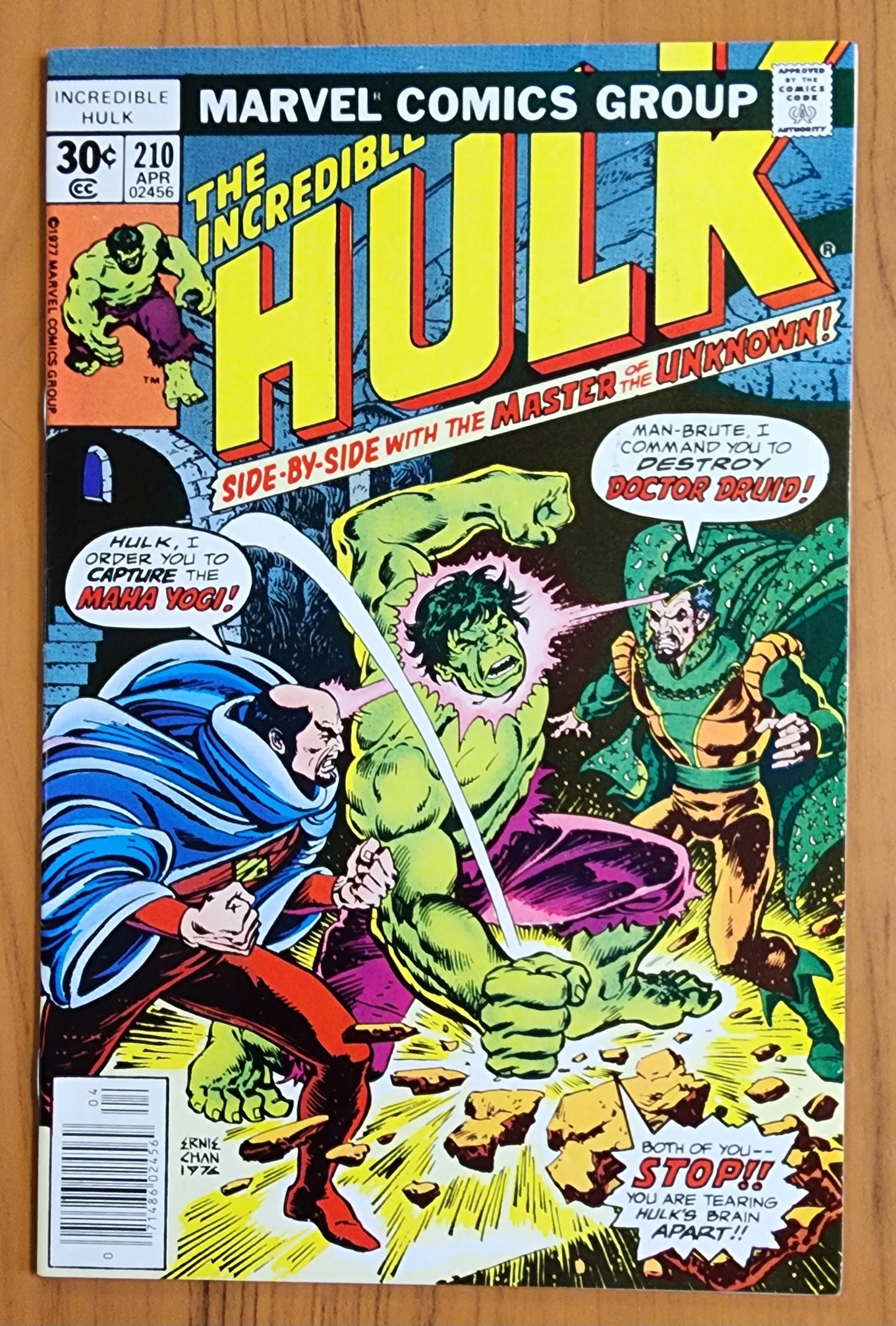 INCREDIBLE HULK #210 1977 Incredible Hulk MARVEL COMICS