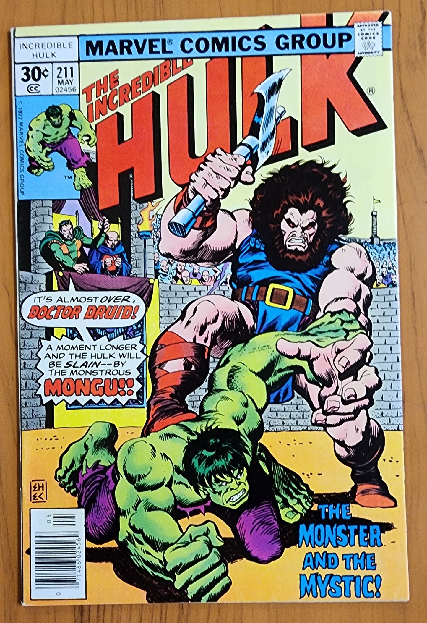 INCREDIBLE HULK #211 1977 Incredible Hulk MARVEL COMICS
