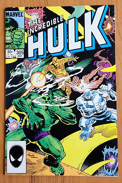 INCREDIBLE HULK #305 1985 [J02] Incredible Hulk MARVEL COMICS