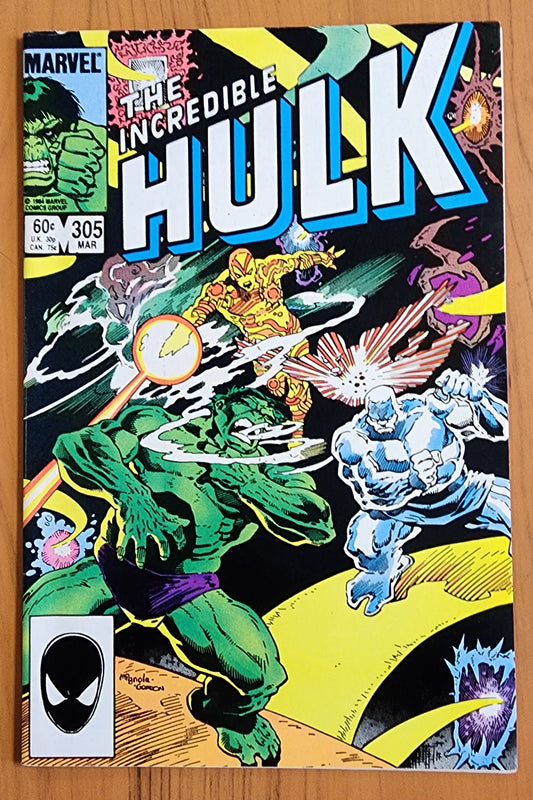 INCREDIBLE HULK #305 1985 [J02] Incredible Hulk MARVEL COMICS
