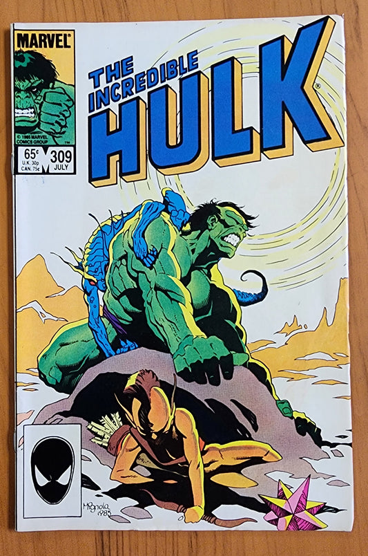 INCREDIBLE HULK #309 1985 Incredible Hulk MARVEL COMICS