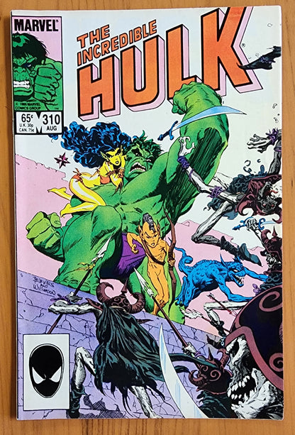 INCREDIBLE HULK #310 1985 Incredible Hulk MARVEL COMICS