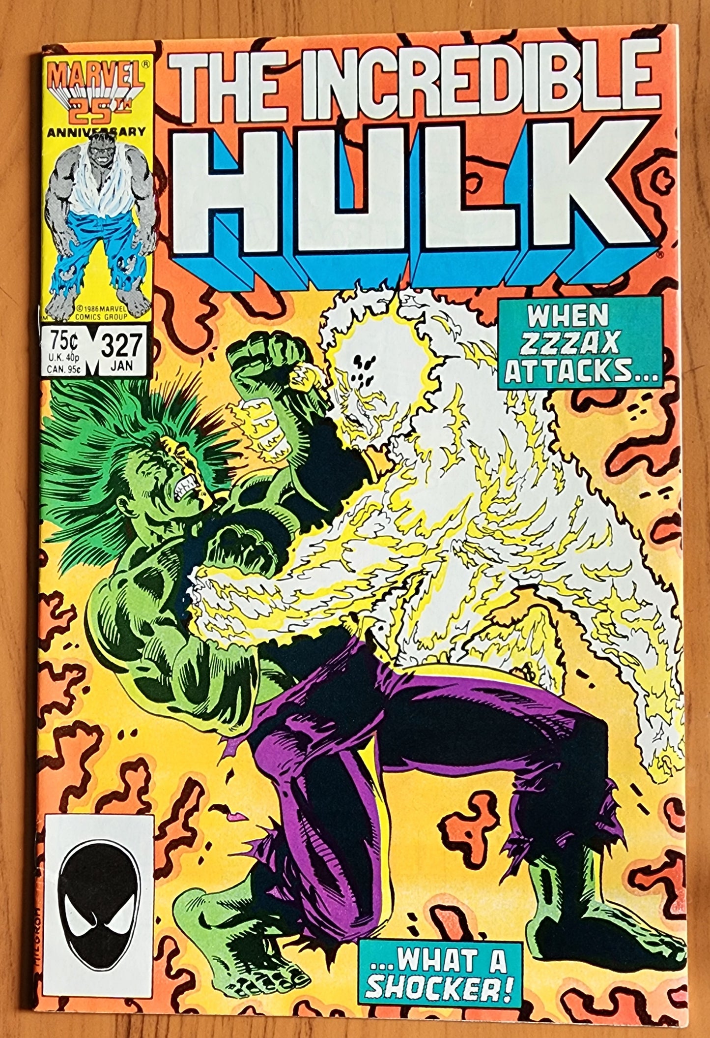 INCREDIBLE HULK #327 1987 [J01] Incredible Hulk MARVEL COMICS