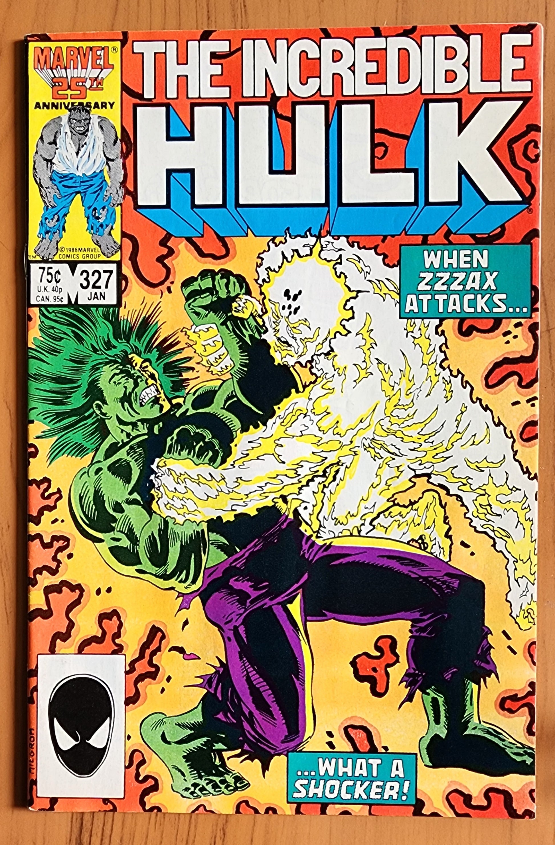 INCREDIBLE HULK #327 1987 [J02] Incredible Hulk MARVEL COMICS
