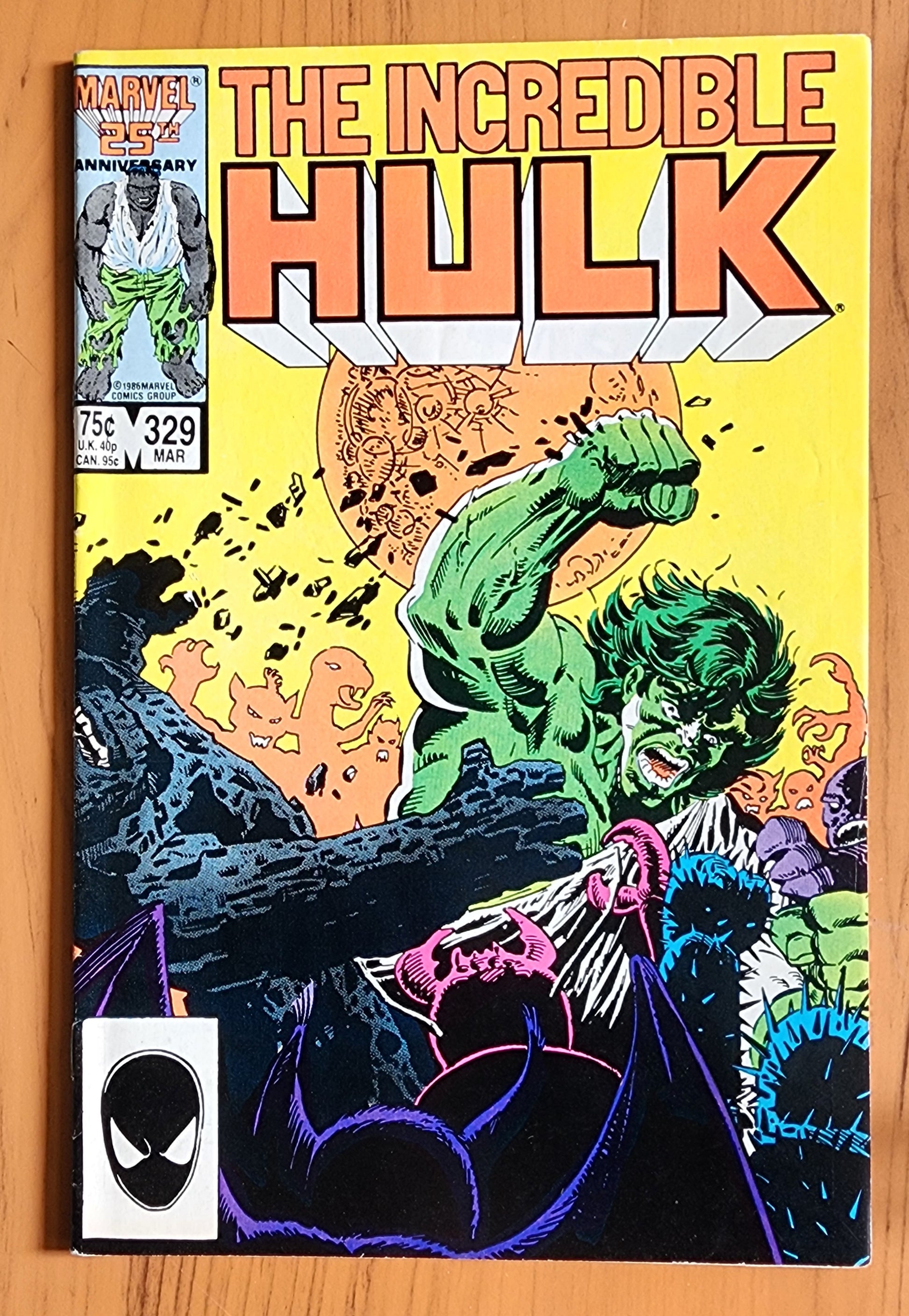 INCREDIBLE HULK #329 1987 [J01] Incredible Hulk MARVEL COMICS