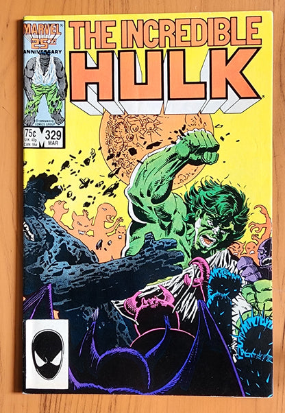 INCREDIBLE HULK #329 1987 [J01] Incredible Hulk MARVEL COMICS