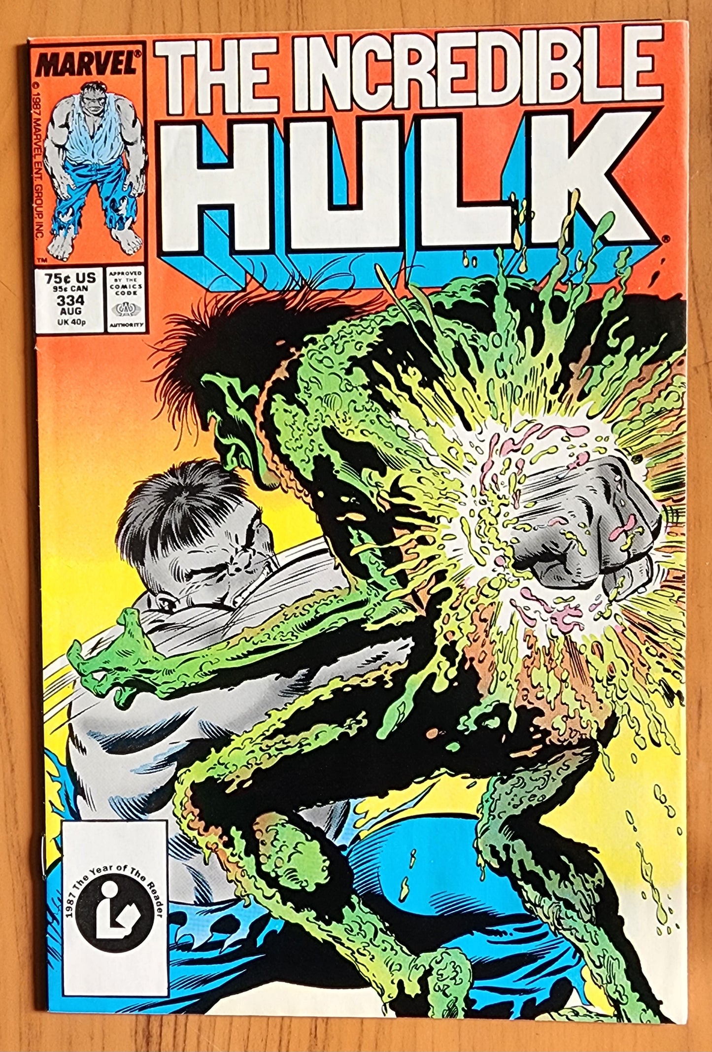 INCREDIBLE HULK #334 1987 (1ST APP HALF-LIFE) Incredible Hulk MARVEL COMICS