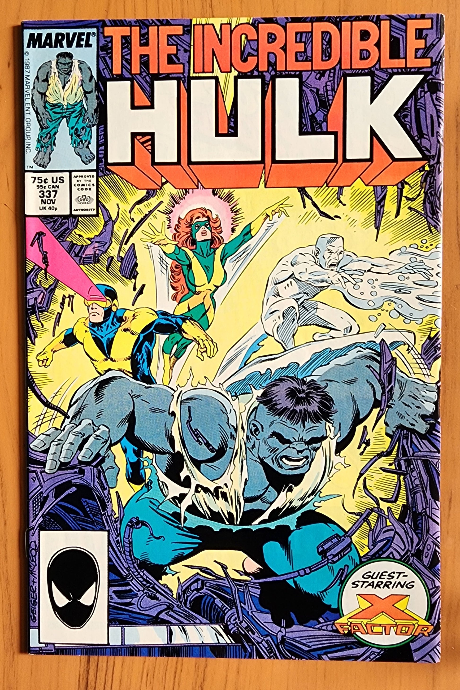 INCREDIBLE HULK #337 1987 MCFARLANE COVER [J02] Incredible Hulk MARVEL COMICS