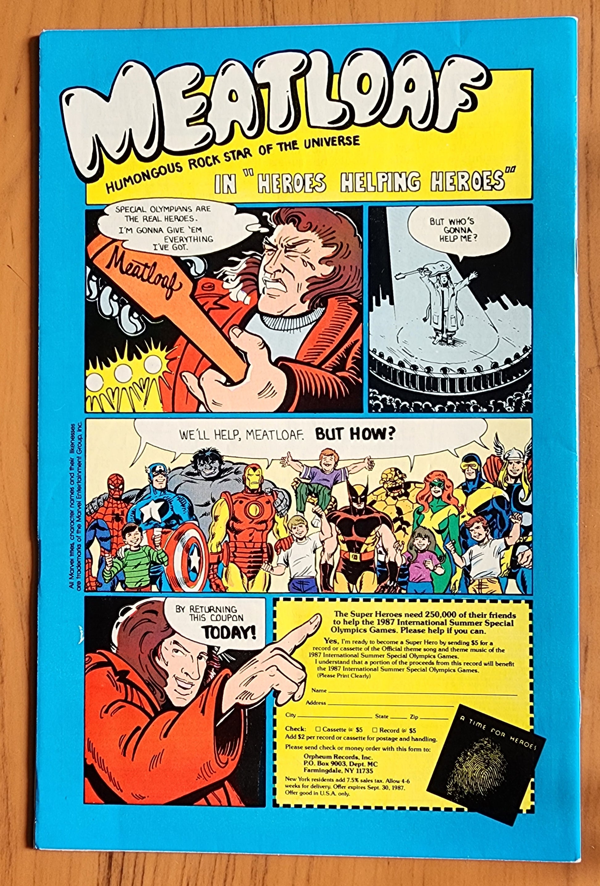 INCREDIBLE HULK #337 1987 MCFARLANE COVER [J02] Incredible Hulk MARVEL COMICS