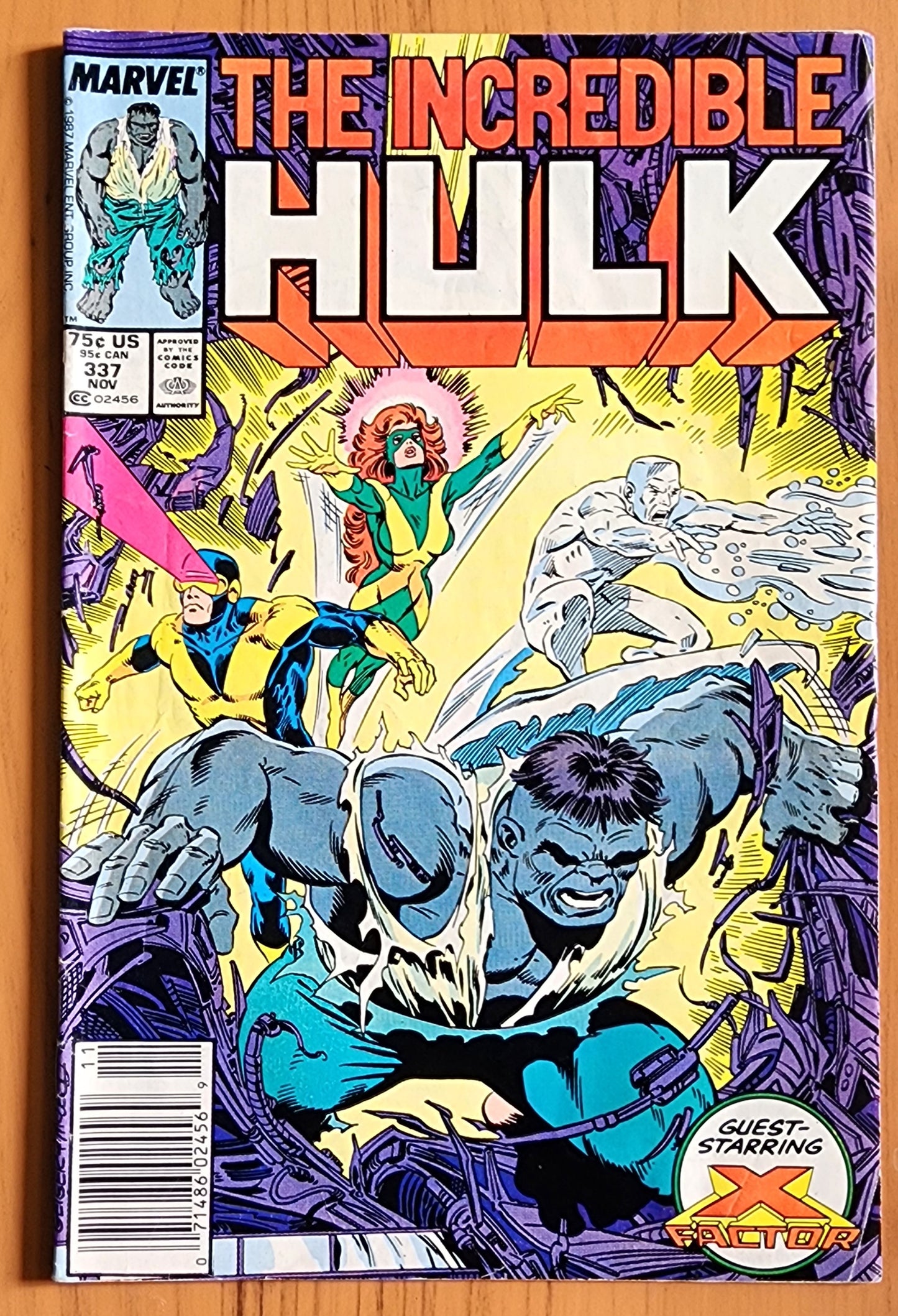 INCREDIBLE HULK #337 1987 MCFARLANE COVER NEWSSTAND Incredible Hulk MARVEL COMICS