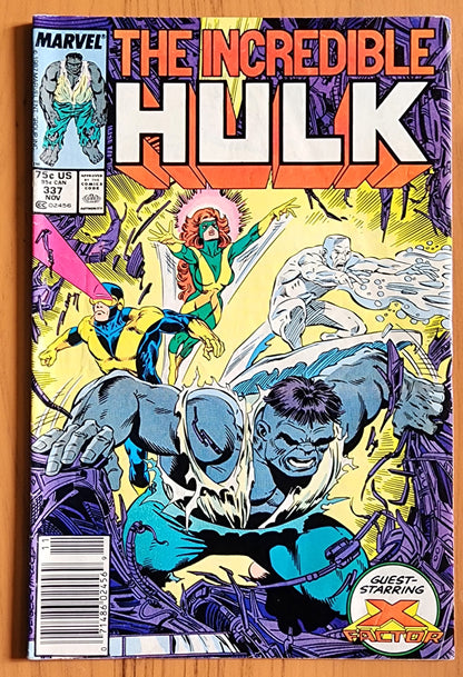 INCREDIBLE HULK #337 1987 MCFARLANE COVER NEWSSTAND Incredible Hulk MARVEL COMICS