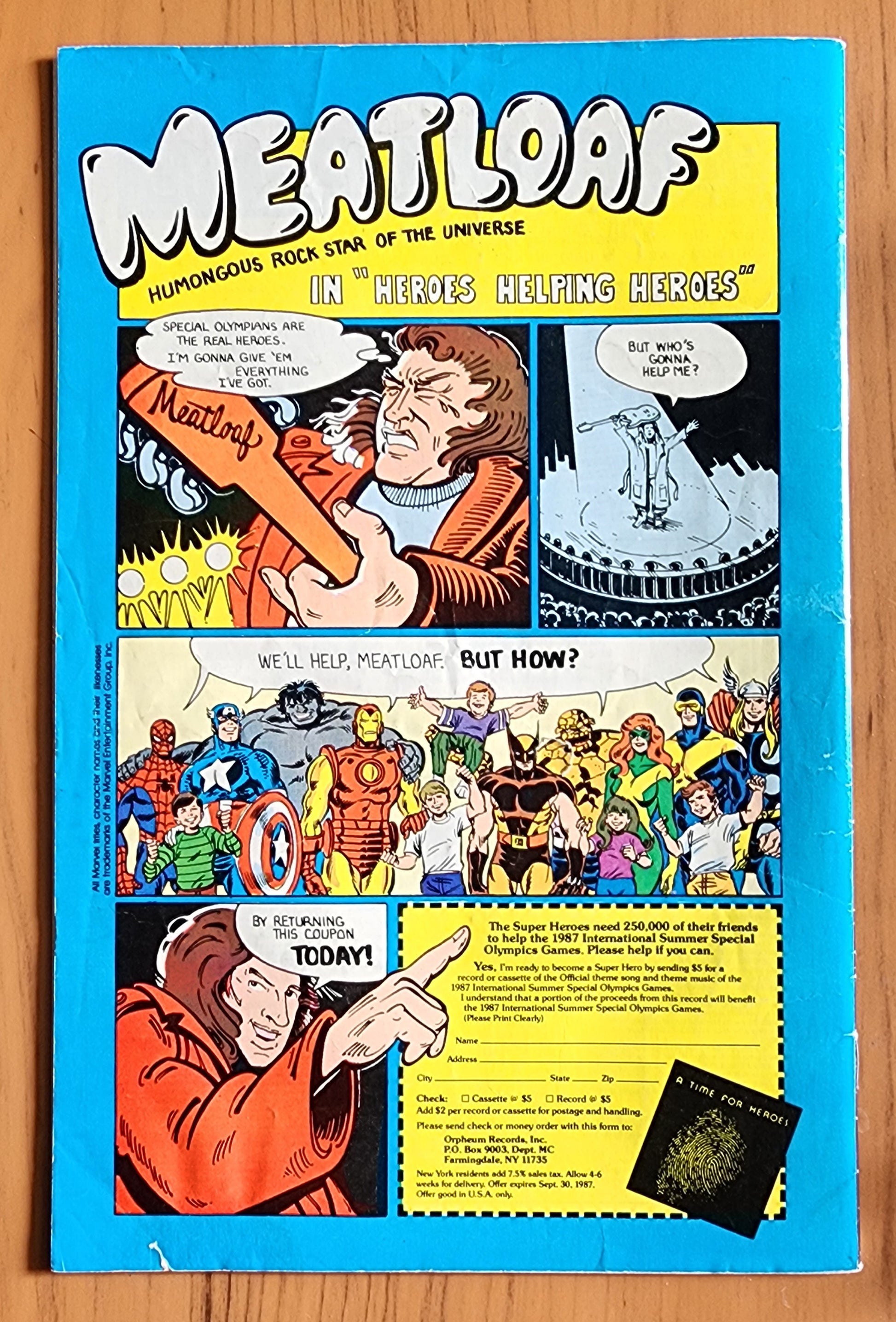 INCREDIBLE HULK #337 1987 MCFARLANE COVER NEWSSTAND Incredible Hulk MARVEL COMICS