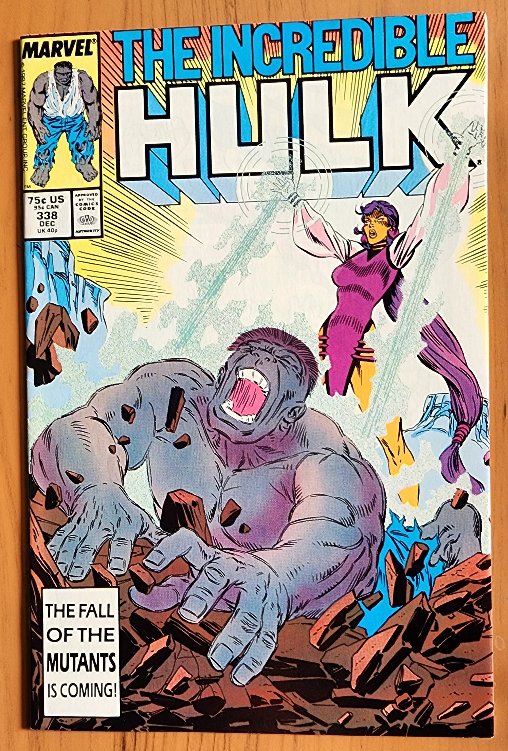 INCREDIBLE HULK #338 1987 MCFARLANE COVER [J01] Incredible Hulk MARVEL COMICS