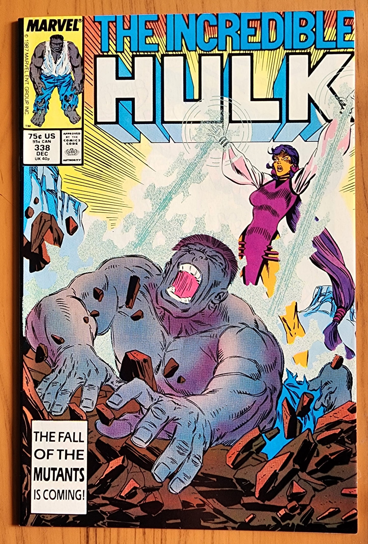 INCREDIBLE HULK #338 1987 MCFARLANE COVER [J02] Incredible Hulk MARVEL COMICS