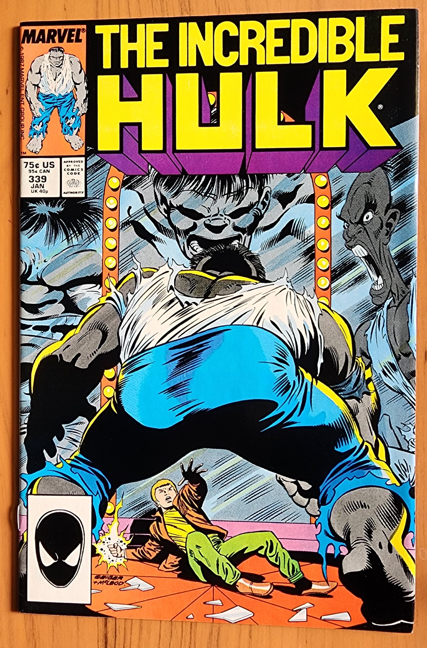 INCREDIBLE HULK #339 1987 MCFARLANE COVER [J01] Incredible Hulk MARVEL COMICS
